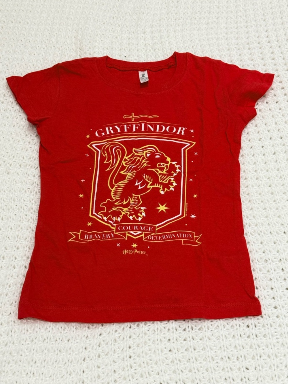 Zuni Girls Crew Neck Short Sleeve Regular Fit Harry Potter Graphic T-Shirt red